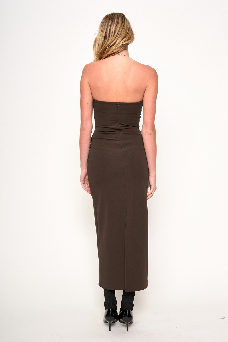 Dark Slate Gray Lavene Dress Maxi Dress