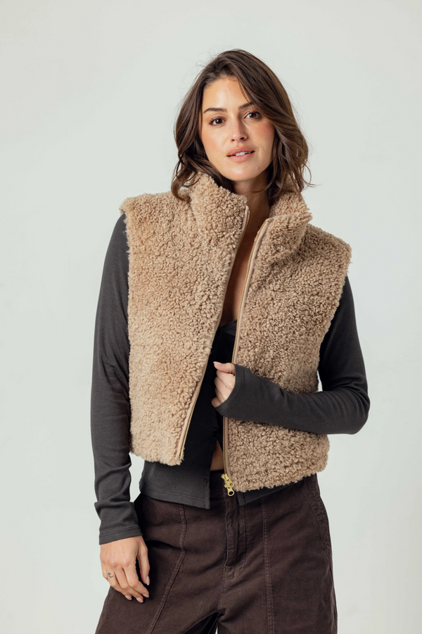 Dark Slate Gray Cecily Vest Vest