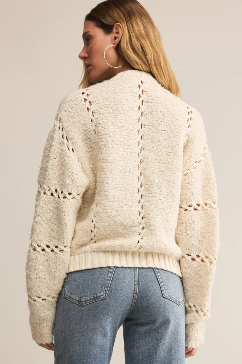 Light Gray Sundance Sweater Jacket Jacket