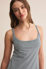 Gray Jet Set Mini Dress Mini Dress