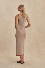 Albane V-Neck Midi Dress