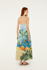 Seashell Rio Mosaic Multicolor Maxi Dress Maxi Dress