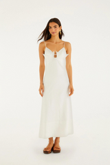 Antique White Off-White 3D Paper Boat Maxi Dress Maxi Dress