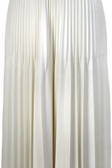 Light Gray Billie Pleated Skirt Midi Skirt