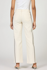 Antique White Taylor Mid Rise Clean Hem Jean | Cookies n Cream Jeans