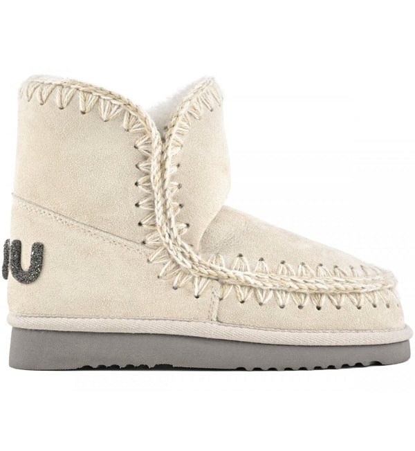 Light Gray Eskimo 18 Glitter Logo Mou | Chalk Boots