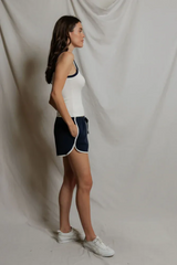 Dark Gray Leo Pureform Sporty Short Short