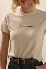 Rosy Brown The Cropped Signature Tee T Shirt
