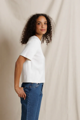 Light Gray Atlas Heavy Jersey Crewneck Tee Tee