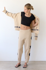 Light Gray Issac Knit Jogger Pant Joggers