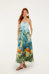 Lavender Rio Mosaic Multicolor Maxi Dress Maxi Dress