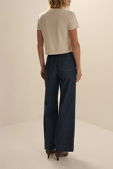 Gray The Cropped Signature Tee T Shirt