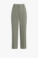 White Smoke The Cropped Fiona Pant in Cheshire Houndstooth Pant