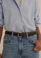 Dark Gray The Contrast Belt Belt
