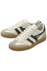 White Smoke Viper Leather Sneaker | White/Bone/Evergreen/Gum Sneaker
