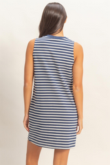 Seashell Carson Striped Mini Dress Mini Dress