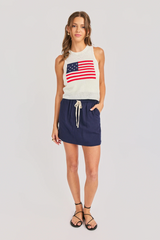 Light Gray American Spirit Sweater Tank Tank Top