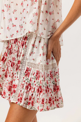 Lavender Camari Skirt in Rosebud Mini Skirt
