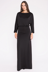 White Smoke Jersey Cool Girl Dress Maxi Dress