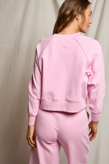 Pink Nell Travel Raglan Sweatshirt Sweatshirt