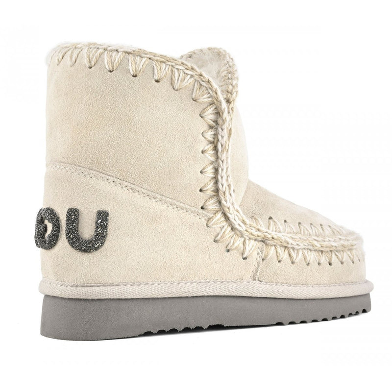 Light Gray Eskimo 18 Glitter Logo Mou | Chalk Boots