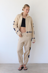 Light Gray Issac Knit Jogger Pant Joggers