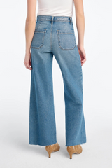 White Smoke The Mischa Shortie High Rise Ankle | Rio Jeans