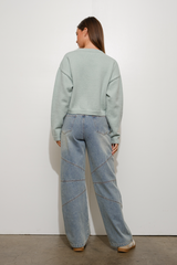 Light Gray Merry Martini Sweater Sweater