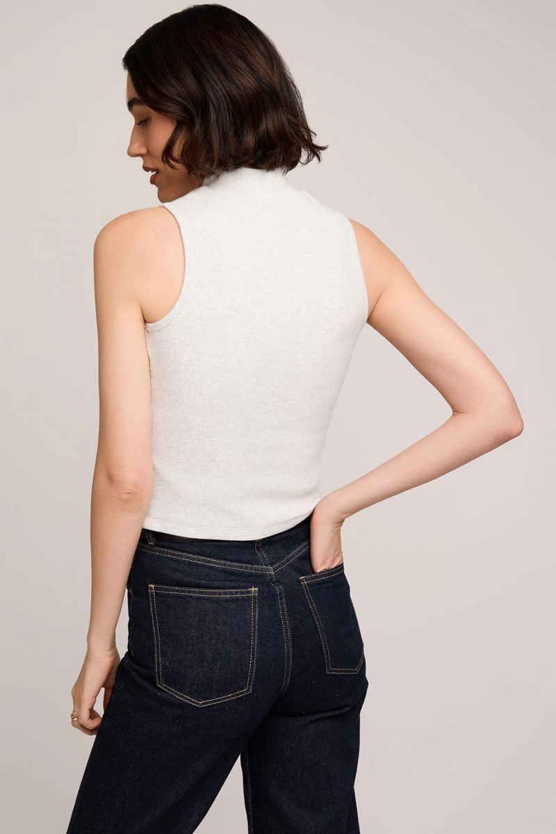Light Gray Michelle Ribbed Tank Tank