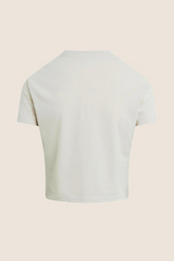 Light Gray The Cropped Signature Tee T Shirt