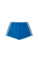 White Smoke Mikayla Travel Stripe Short Short