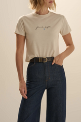 Dark Slate Gray The Cropped Signature Tee T Shirt