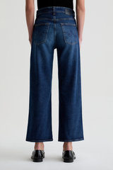 Light Gray Saige Wide Leg Crop | Veiled Jeans