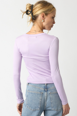 Lavender Alice Long Sleeve Top Top