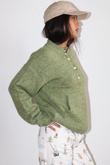 Lavender Off Duty Two Toned Pullover Sweater