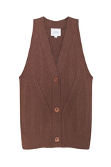 Dark Olive Green Ziva Vest Vest