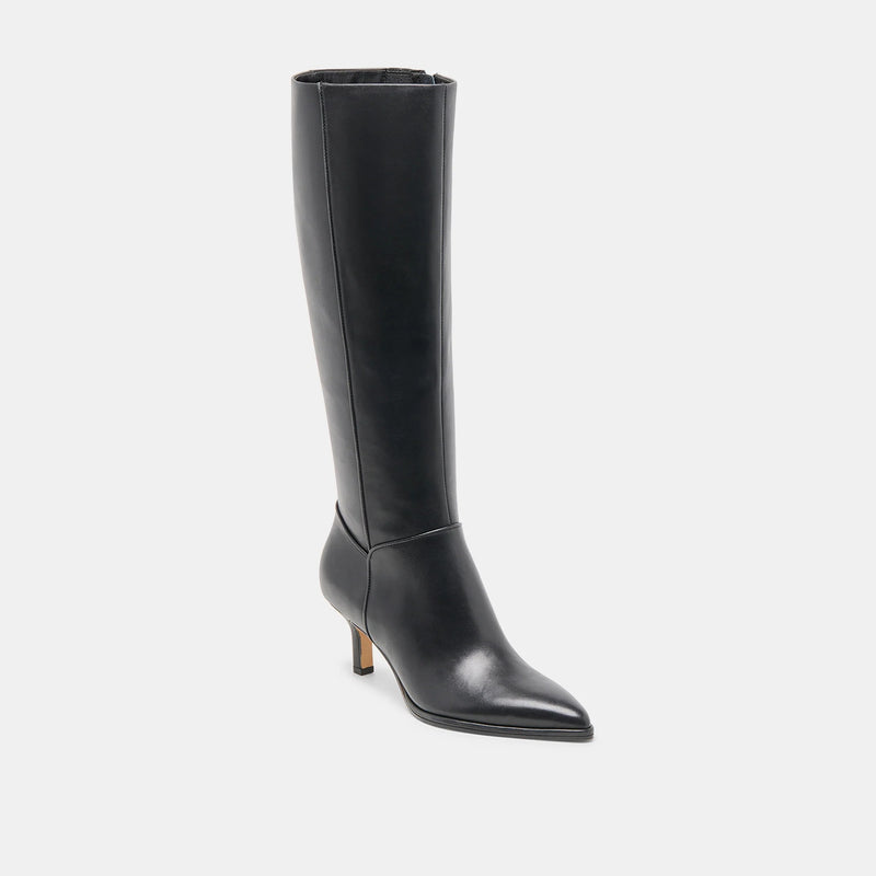 White Smoke Aldy Boot Heel