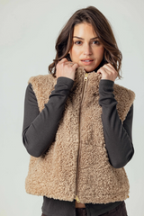 Gray Cecily Vest Vest