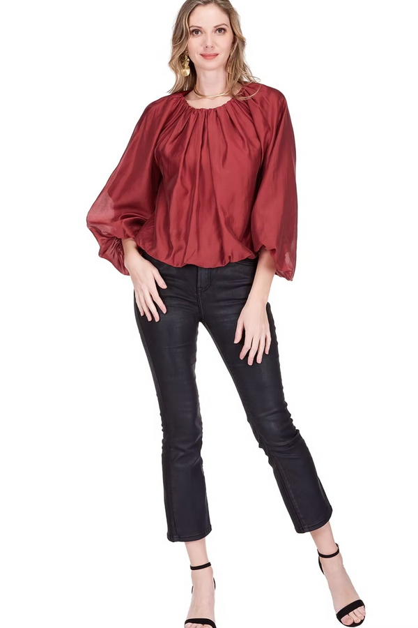 Sienna Balloon Top Top