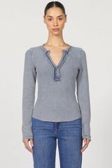 Light Gray Luna Top Top