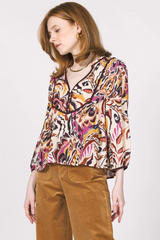 Sienna Akira Top in Ruby Cascade Top
