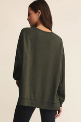 Dark Slate Gray Modern Weekender Sweatshirt