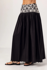 Black Gwen Skirt Maxi Skirt