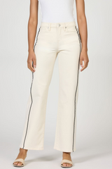 Antique White Taylor Mid Rise Clean Hem Jean | Cookies n Cream Jeans