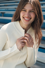 Gray Summit Half Zip Sweater Sweater
