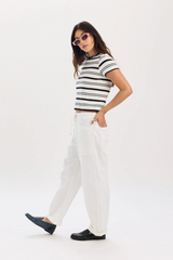 Lavender Villa Drawstring Barrel | Lamb Jeans