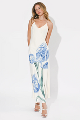 Lavender Corinne Maxi Slip Dress Maxi Dress