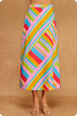 The Bright Side Midi Skirt