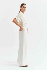 Lavender Madison Mid Rise Wide Leg | Milkshake Jeans