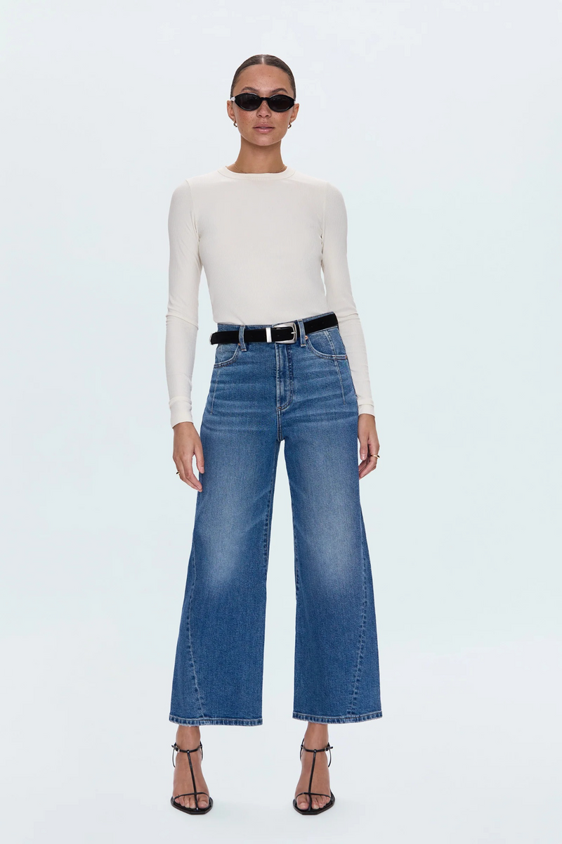Lavender Kyra High Rise Bowed Ankle | SOHO Jeans